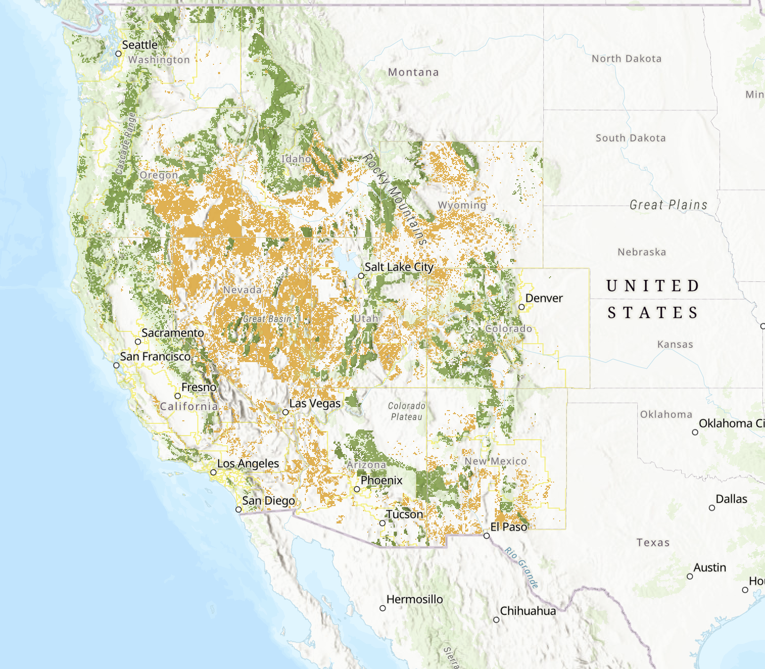 Preview of public lands at risk - interactive map